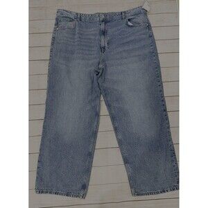 H&M Divided Jeans Womens 90’s High Waist Baggy Jeans Y2K Blue Medium Wash XXL